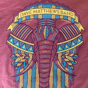 Dave Mathews band tour shirt